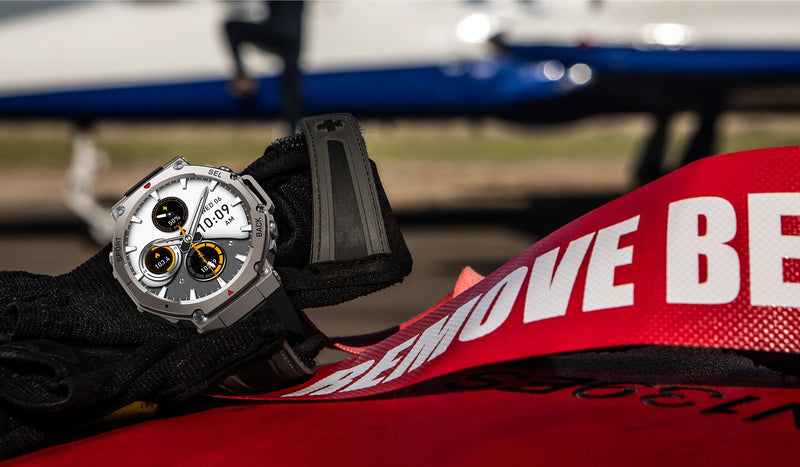 2025 novo relógio inteligente militar embutido gps bússola barométrica altímetro 5atm à prova dwaterproof água esporte smartwatch masculino chamada bluetooth