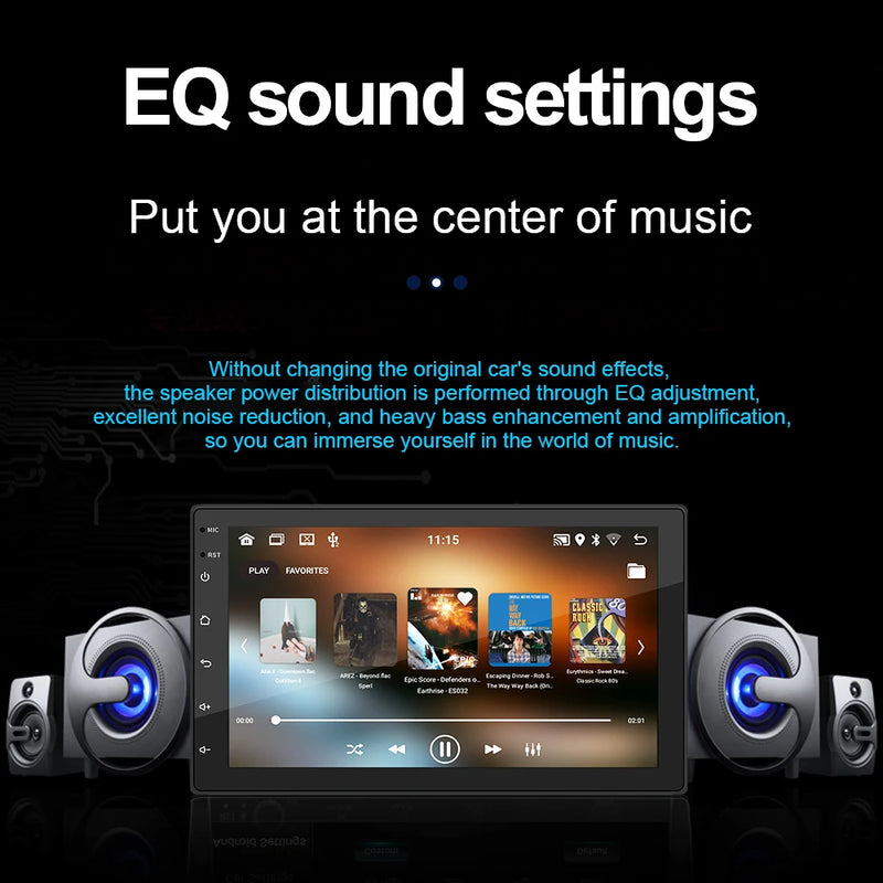 7/9/10 polegada universal android 13 rádio do carro 64g autoradio android 2 din rádio do carro gps bt central multimídia sistemas de carro inteligente