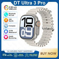 2025 novo original dt ultra 3 relógio inteligente homem 49mm amoled 32g rom chat gpt nfc bússola bt chamada esporte gps pista relógio esportivo feminino