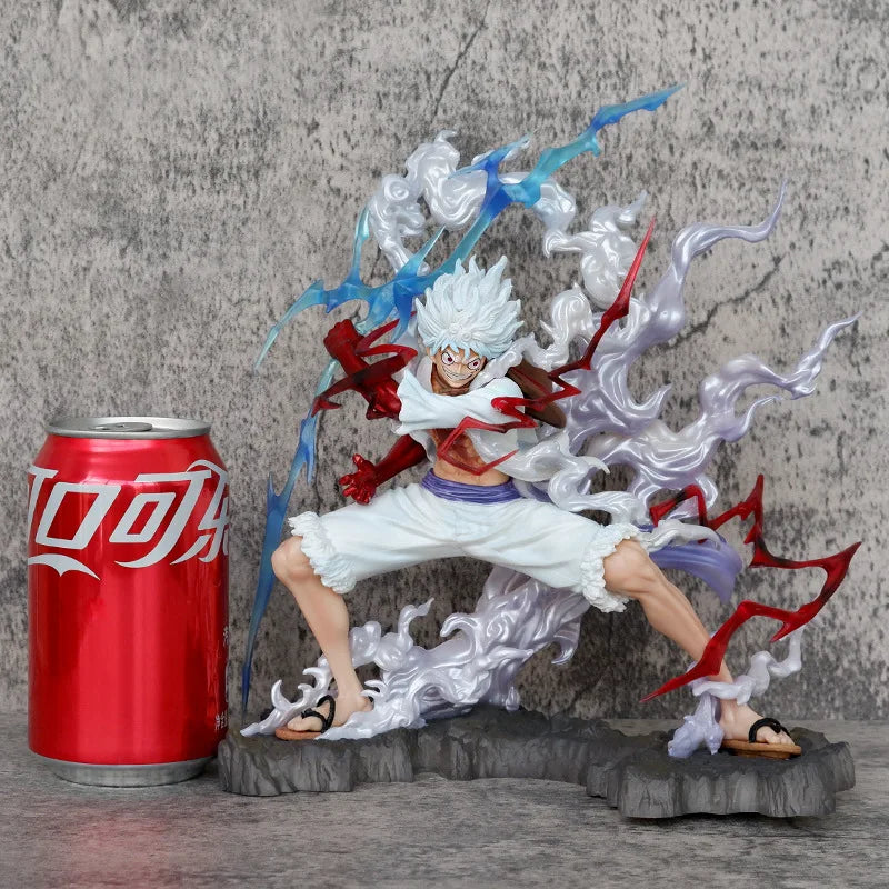 Luffy Gear Five – Versão Raiden Nica com Efeitos de Relâmpago