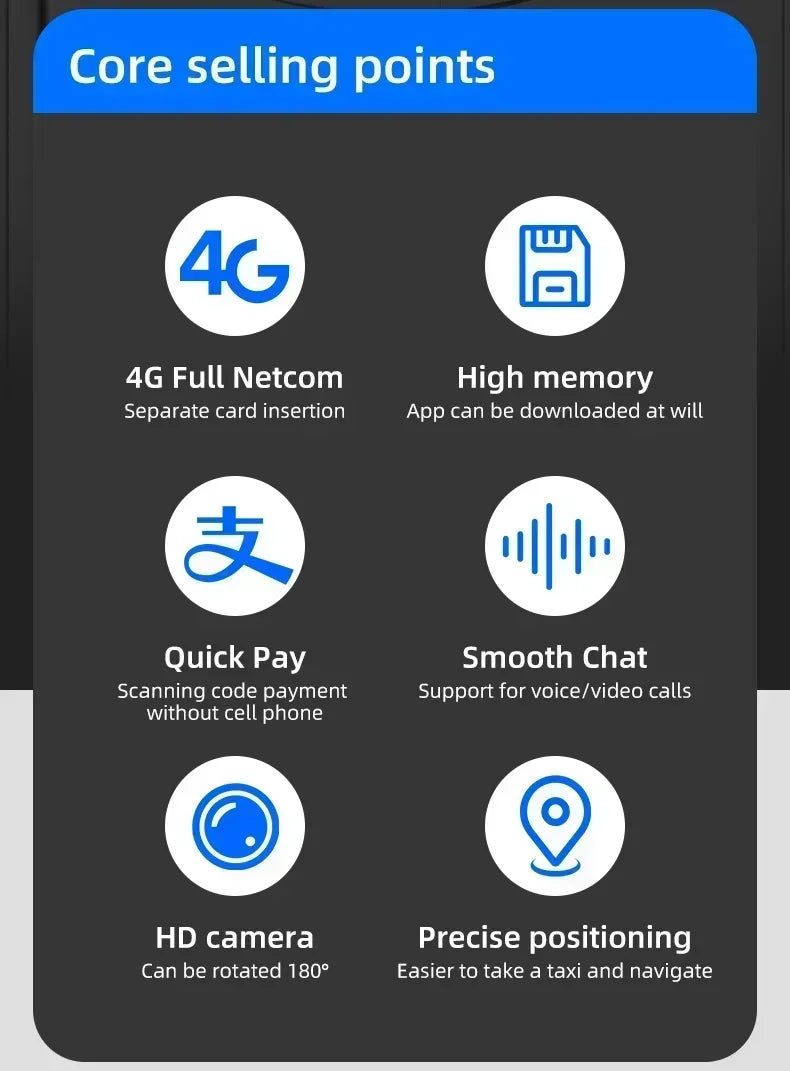 4g versão celular vp99 smartwatch 2.29 ''5g android relógio inteligente com freqüência cardíaca pressão arterial função de oxigênio no sangue gps wifi