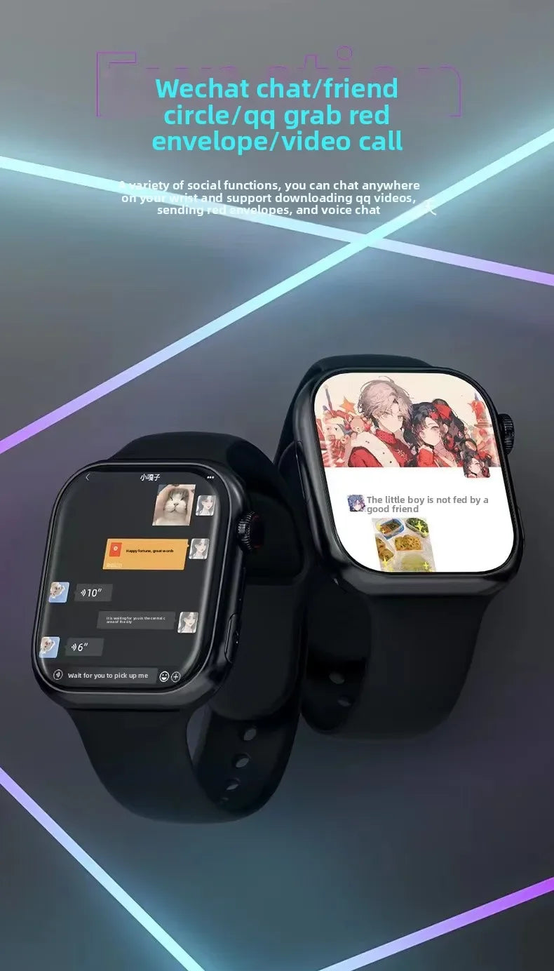 VP09 Smart Watch 4G Android Multi GB Armazenamento 4G/5G Cartão Sim GPS WIFI com câmera rotativa de 8MP
