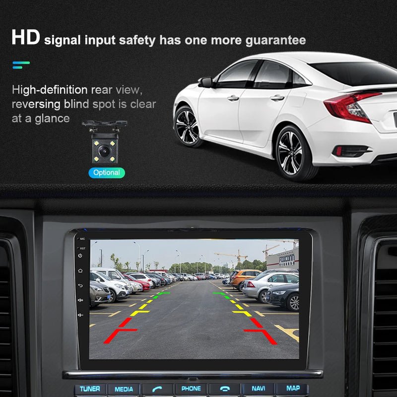7/9/10 polegada universal android 13 rádio do carro 64g autoradio android 2 din rádio do carro gps bt central multimídia sistemas de carro inteligente