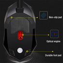 1 PC SOMENTE M01 Esportes LED Luminoso Retroiluminado USB Wired Gaming Mouse para Desktop PC Laptop Office Computer Gaming Mouse