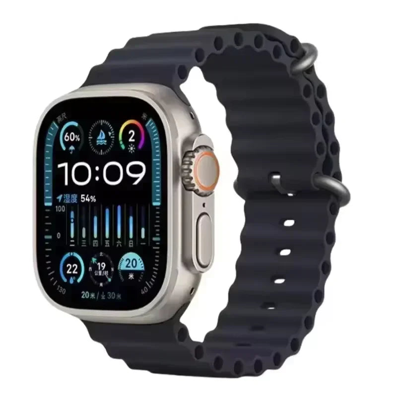 HK10 ULTRA-A 2.02 polegadas Novo relógio de inteligência multifuncional Bluetooth Compartilhamento de rede Navegação GPS NFC e pagamento duplo
