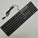 Espanhol francês russo árabe carta keycaps teclado para jogos usb com fio 104 teclas para computador