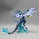 Pokémon Gk Super Charizard X Figura Anime, Pet Azul, Estátua Modelo Conversível Elfo, Decoração Desktop, Brinquedos de Aniversário para Crianças, 18cm