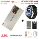 2025 hk10 ultra 3 max relógio inteligente original 4gb rom ai robô compartilhamento de rede amoled nfc bússola gps smartwatch para iso android