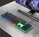 Teclado com Fio K35 Retroiluminado – 104 Teclas | Compatível com PC e Notebook