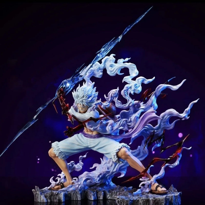 Luffy Gear Five – Versão Raiden Nica com Efeitos de Relâmpago