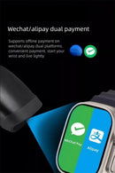 HK10 ULTRA-A 2.02 polegadas Novo relógio de inteligência multifuncional Bluetooth Compartilhamento de rede Navegação GPS NFC e pagamento duplo