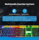 USB Wired Keyboard Mouse Set 104 Teclas Backlight Gaming Keyboard Gaming Mouse para computador portátil PC
