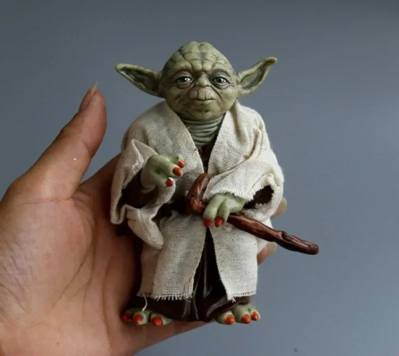Estrelas guerras filmes série personagem escala modelo grand master yoda figura de ação modelo desktop ornamento boneca brinquedos presentes aniversário