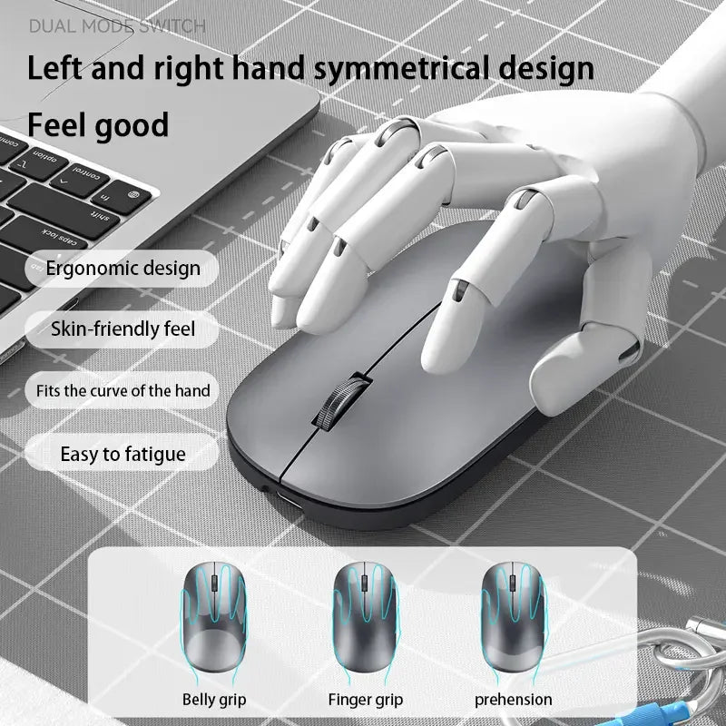 Xiaomi mouse sem fio tipo-c carregamento silencioso clique portátil escritório ergonômico portátil universal leve jogo de escritório sem ruído