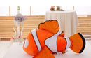 Disney caroon filme encontrar nemo brinquedos de pelúcia kawaii marlin nemo boneca de pelúcia macio recheado dory peixe boneca travesseiro presente de natal para meninos