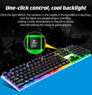 USB Wired Keyboard Mouse Set 104 Teclas Backlight Gaming Keyboard Gaming Mouse para computador portátil PC