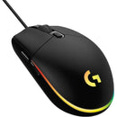 Logitech g102 mouse usb com fio mouse para jogos 8000 dpi tela de efeito óptico arco-íris para computador pc/mac e laptop