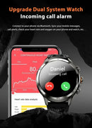 Novo relógio inteligente 5G LTE 190 °   Inserção de câmera rotativa Cartão Sim Google Play Store App Download GPS WIFI Frequência Cardíaca Android Smartwatch