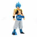 31cm anime dragon ball z super saiyan azul gogeta pvc figura de ação modelo brinquedos decoração de mesa presente aniversário das crianças