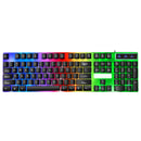 Teclado com Fio K35 Retroiluminado – 104 Teclas | Compatível com PC e Notebook