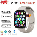 4g versão celular vp99 smartwatch 2.29 ''5g android relógio inteligente com freqüência cardíaca pressão arterial função de oxigênio no sangue gps wifi