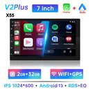 7/9/10 polegada universal android 13 rádio do carro 64g autoradio android 2 din rádio do carro gps bt central multimídia sistemas de carro inteligente