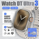 Dt ultra 3 smartwatch tela amoled 4gb mp3 mp4 player bluetooth rede compartilhamento app loja chatgpt inteligente ai relógio masculino sportwatch