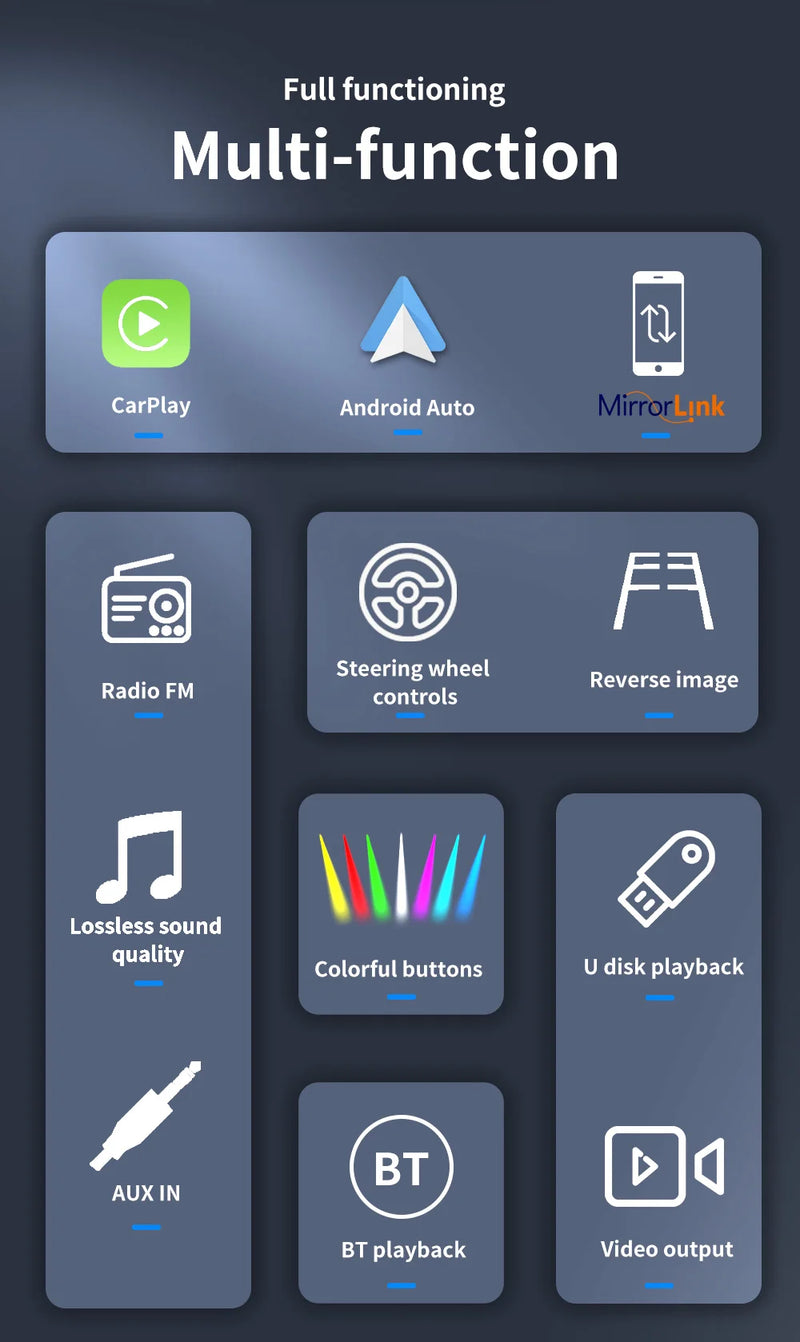 7/9/10 polegada universal android 13 rádio do carro 64g autoradio android 2 din rádio do carro gps bt central multimídia sistemas de carro inteligente