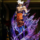 24cm anime dragon ball pode emitir figura de luz ultra instinto son goku saiyan pvc escultura boneca decoração modelo coleção presentes