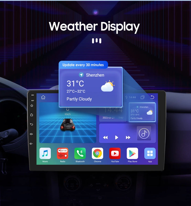 1 din android rádio estéreo do carro 10.1 girar tela de toque removível para universal carplay navegação gps bluetooth wifi autoradio