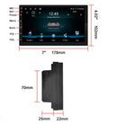 7/9/10 polegada universal android 13 rádio do carro 64g autoradio android 2 din rádio do carro gps bt central multimídia sistemas de carro inteligente