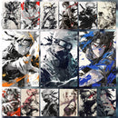 Anime uzumaki naruto lona hd imprime imagem uchiha sasuke arte de parede pintura decoração para casa hatake kakashi cartaz sem moldura