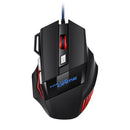 1 PC ITLY New Hyperspeed USB Gaming Mouse RGB Backlit Ergonômico Jogo Ratos 7D Esports Wired Mouse para PC portátil Gamer