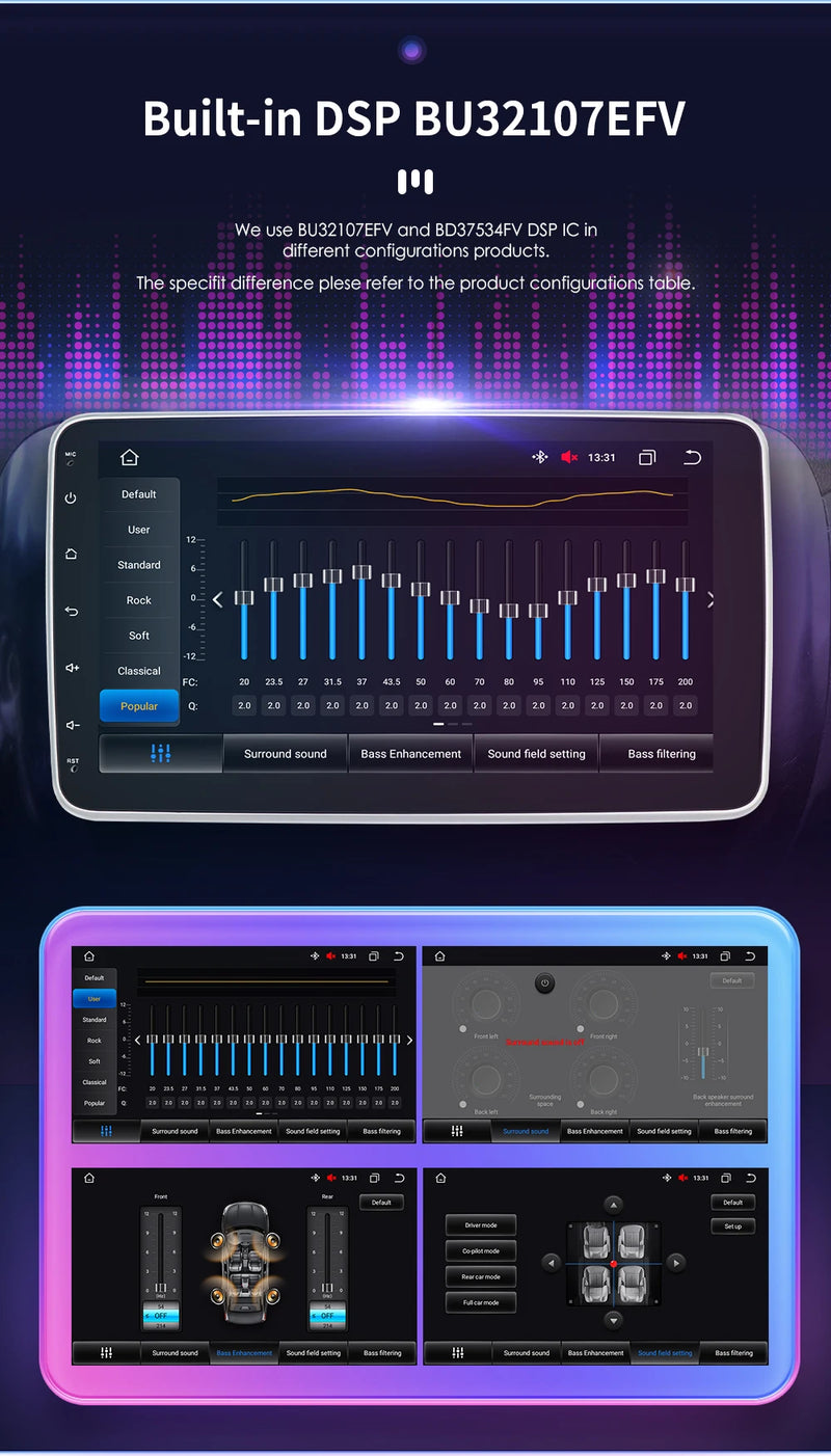 1 din android rádio estéreo do carro 10.1 girar tela de toque removível para universal carplay navegação gps bluetooth wifi autoradio