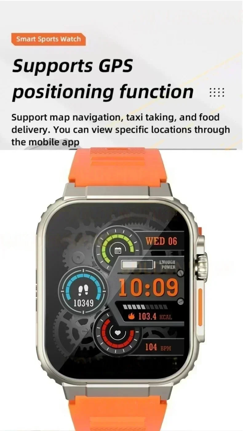 All-link Network smartwatch CDS9 4G 256GB de armazenamento, câmera rotativa integrada, aplicativo GPS WIFI, rastreador de frequência cardíaca, relógio esportivo