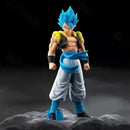 31cm anime dragon ball z super saiyan azul gogeta pvc figura de ação modelo brinquedos decoração de mesa presente aniversário das crianças