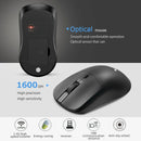 Mouse gamer sem fio 2.4g, ergonômico, 800-1200-1600 dpi, recarregável, para escritório, pc, laptop, macbook pro