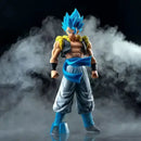 31cm anime dragon ball z super saiyan azul gogeta pvc figura de ação modelo brinquedos decoração de mesa presente aniversário das crianças