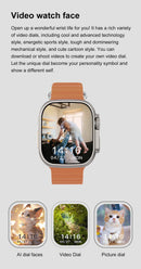 Novo dtultra 3 smartwatch 2.01 "tela amoled 32gb mp3 player bluetooth rede compartilhamento app loja inteligente ai relógio masculino 2025 original