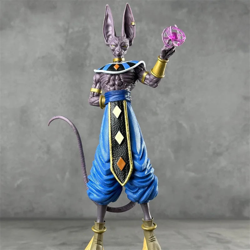 30cm dragon ball z figuras super deus da destruição cerveja figuras de ação coleção decoração modelo estátua brinquedos presente aniversário
