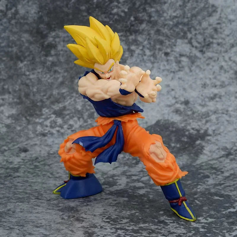 Dragon Ball Z Kamehameha Son Goku Figura Super Saiyan Kakarotto 16 CM PVC Figuras de Ação Modelo Bonecas Brinquedos para Crianças Presentes