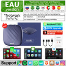 Android Auto Wireless Android 13.0 TV Box CarlinKit Portátil CarPlay AI Box Wireless CarPlay Suporte para reprodução de vídeo para Netflix YouTube Volkswagen Audi Golf Mercedes Benz Ford Fiat Toyota etc.