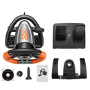 Pxn v3ii gaming volante pedal vibração controlador de jogo de corrida para xbox um para pc para ps3 ps4 para n-switch