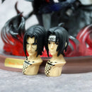 Naruto Anime Modelo Toy, Estátua Uchiha Itachi, Decoração para Casa Ornamento para Namorado, Presente Popular, 28cm