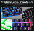 USB Wired Keyboard Mouse Set 104 Teclas Backlight Gaming Keyboard Gaming Mouse para computador portátil PC