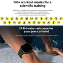 Xiaomi redmi relógio 5 ativo relógio inteligente bluetooth 5.3 oxigênio no sangue freqüência cardíaca suporta chamadas de voz bluetooth 2 "display lcd