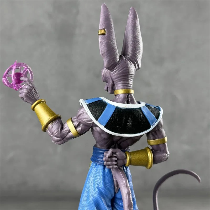 30cm dragon ball z figuras super deus da destruição cerveja figuras de ação coleção decoração modelo estátua brinquedos presente aniversário