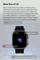 Dt ultra 3 smartwatch tela amoled 4gb mp3 mp4 player bluetooth rede compartilhamento app loja chatgpt inteligente ai relógio masculino sportwatch