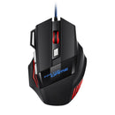 1 PC ITLY New Hyperspeed USB Gaming Mouse RGB Backlit Ergonômico Jogo Ratos 7D Esports Wired Mouse para PC portátil Gamer