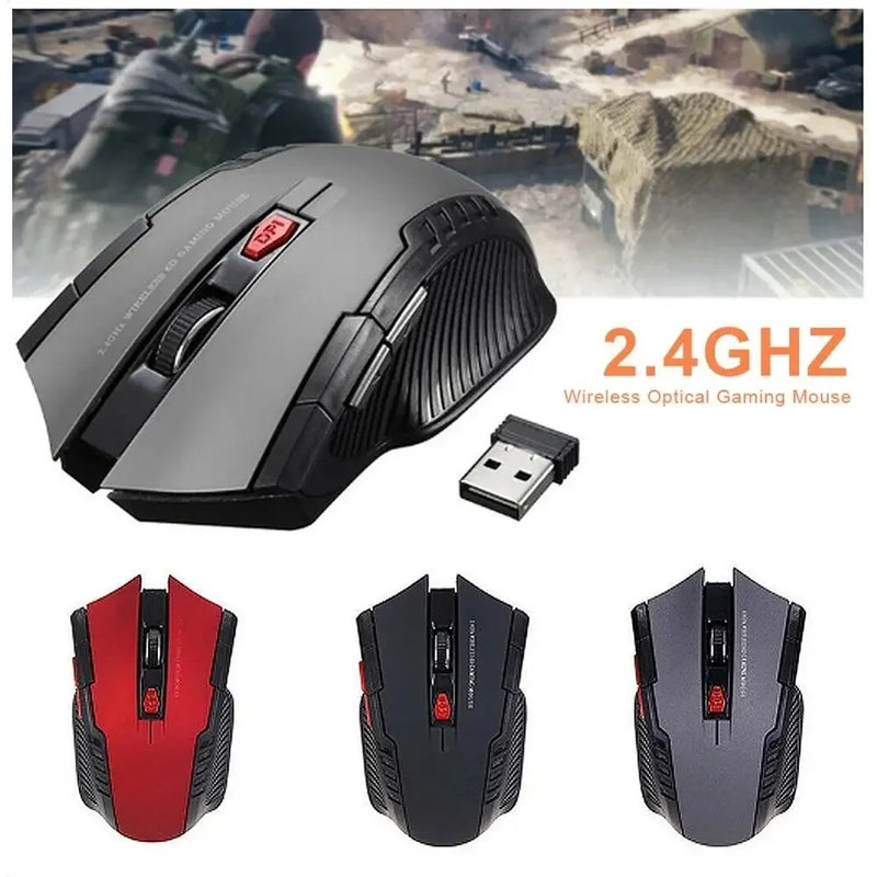 113 mouse sem fio 2.4ghz mouse óptico sem fio com receptor usb mouse sem fio portátil de 6 botões para laptops